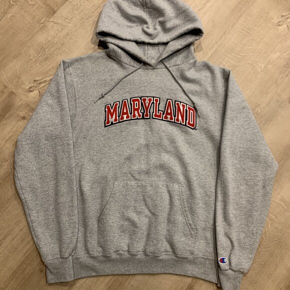 Champion University Of Maryland Terrapins Terps Men's Medium M Hoodie Sweatshirt - Picture 1 of 6
